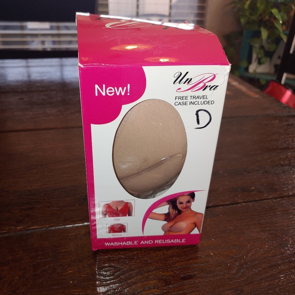 Un bra adhesive bra d cup nude beige